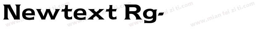 Newtext Rg字体转换